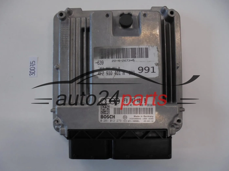 KOMPUTER STEROWNIK SILNIKA AUDI 0281012279 4F0907401B