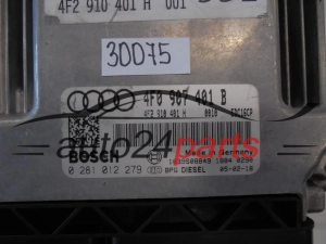 KOMPUTER STEROWNIK SILNIKA AUDI 0281012279 4F0907401B