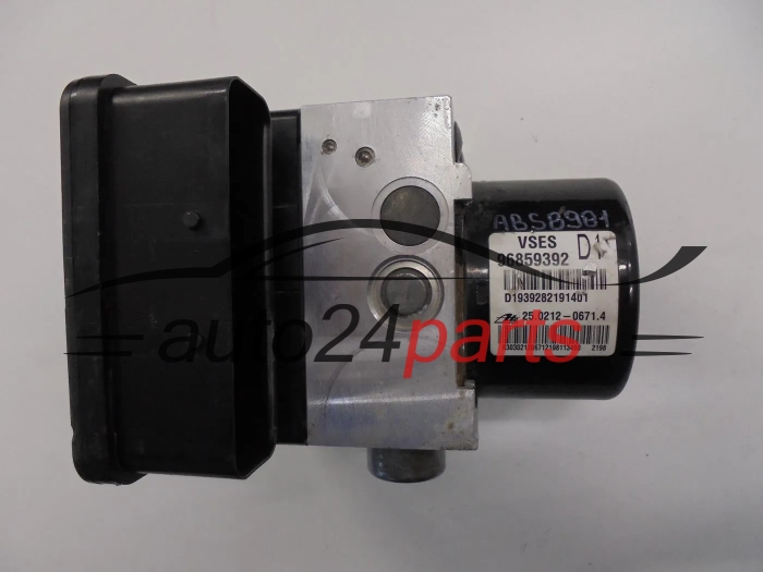 Bomba ABS y centralita CHEVROLET CAPTIVA 96859392 28.5261-0900.3 28526109003