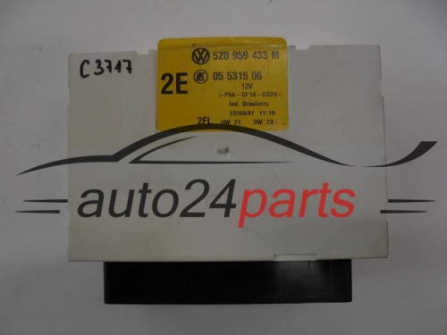 CENTRALKA MODUL KOMFORTU VW VOLKSWAGEN 5Z0959433M 05531506