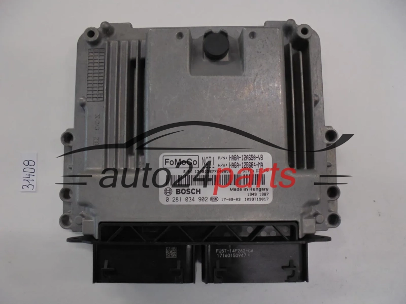 KOMPUTER STEROWNIK SILNIKA FORD FIESTA 1.5 TDCI BOSCH 0 281 034 902, 0281034902, HA6A-12A650-VB, HA6A12A650VB