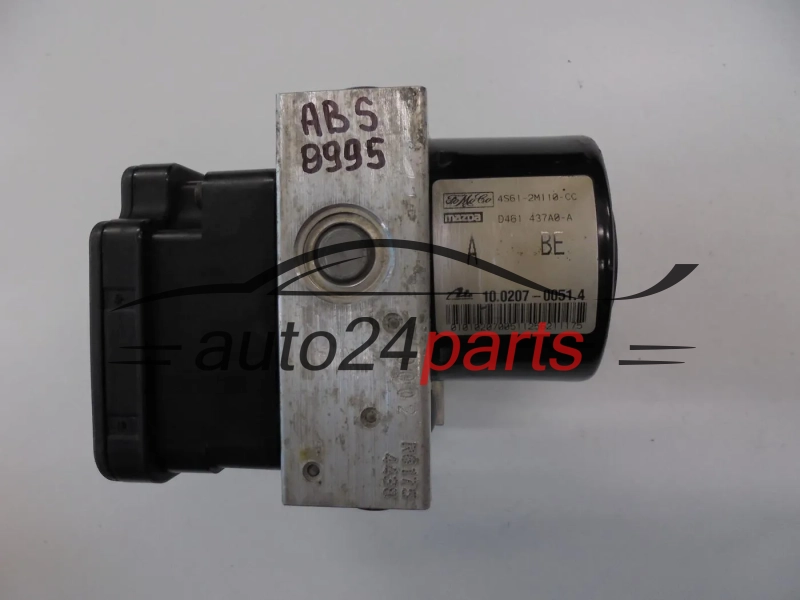 ABS POMPA I STEROWNIK FORD FUSION FoMoCo 4S61-2M110-CC, 4S612M110CC, D461 437A0-A, ATE 10.0207-0051.4, 10020700514, 10.0970-0117.3, 10097001173