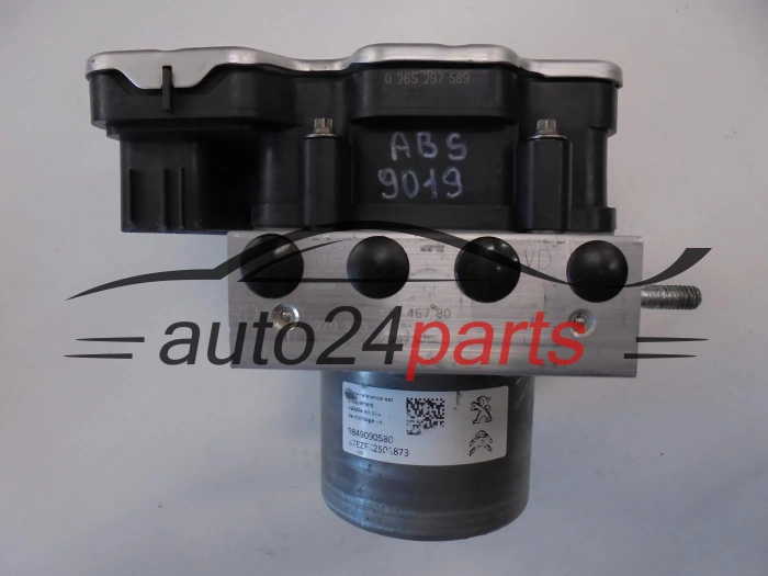 ABS PUMPE UND STEUERGERÄT CITROEN PEUGEOT 0265297589 9849090580 9835146780 0265956557
