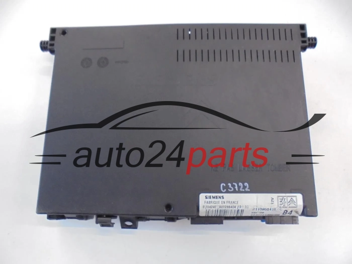 CENTRALKA MODUL STEROWNIK KOMFORTU BSI PEUGEOT 406 2.0 HDI SIEMENS S110950410 C, S110950410C, 9640091380