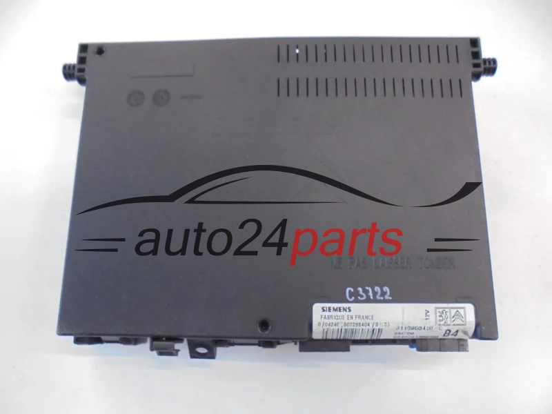 CENTRALKA MODUL STEROWNIK KOMFORTU BSI PEUGEOT 406 2.0 HDI SIEMENS S110950410 C, S110950410C, 9640091380