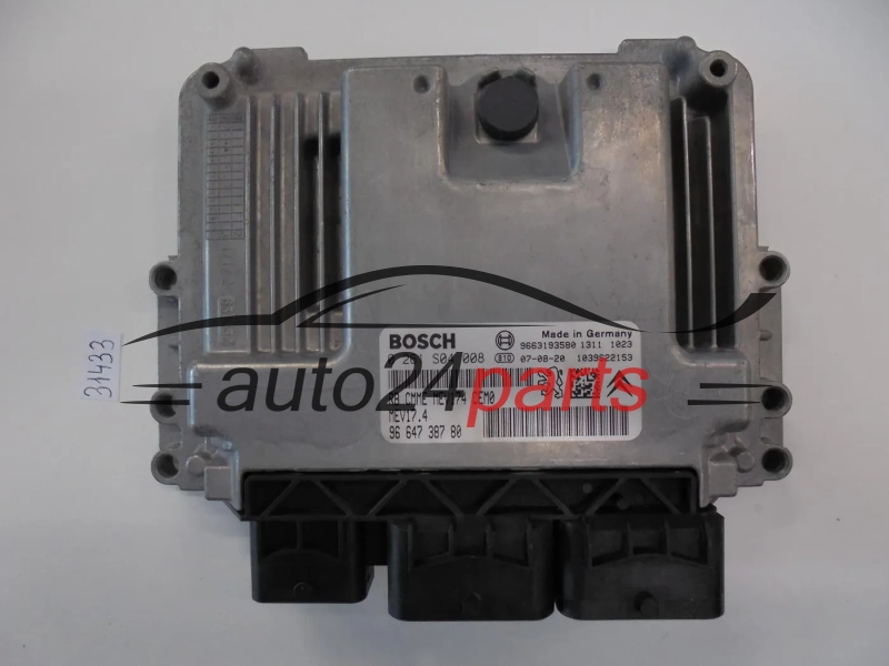 KOMPUTER STEROWNIK SILNIKA PEUGEOT 0261S04008 9664738780 9663193580