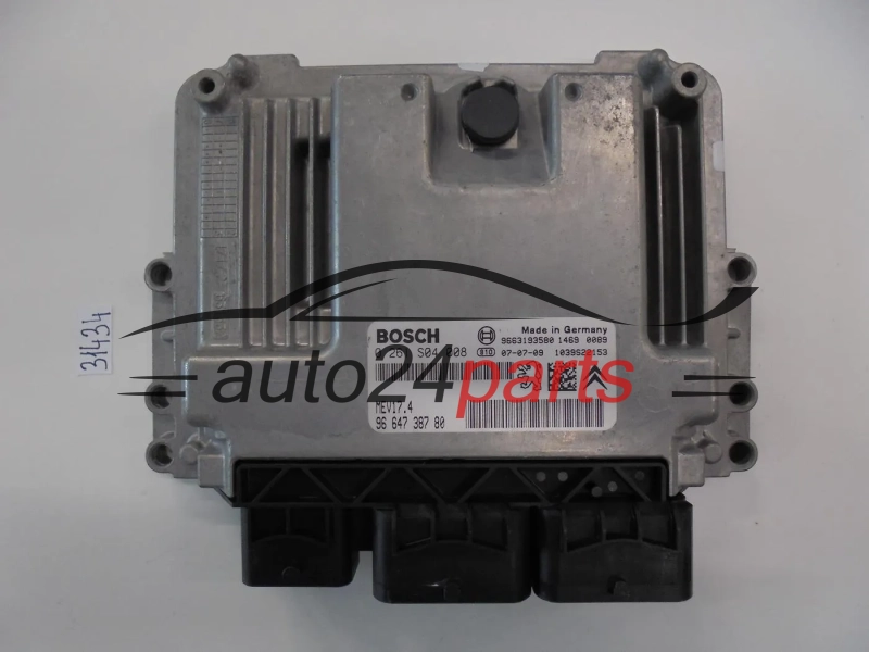 KOMPUTER STEROWNIK SILNIKA PEUGEOT 0261S04008 9664738780 9663193580