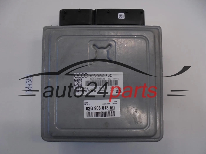 KOMPUTER STEROWNIK SILNIKA AUDI A4 2.0 TDI SIEMENS VDO 5WP45549 AF, 5WP45549AF, 03G 906 018 AQ, 03G906018AQ, SIMOS PPD1.3
