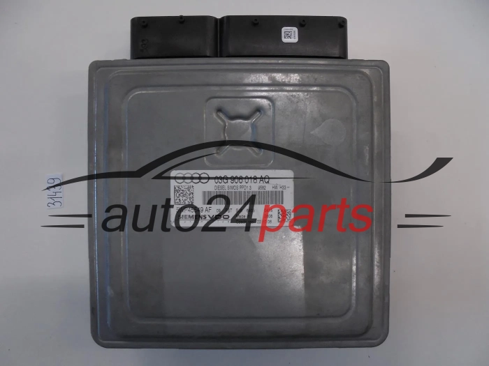 KOMPUTER STEROWNIK SILNIKA AUDI A4 2.0 TDI SIEMENS VDO 5WP45549 AF, 5WP45549AF, 03G 906 018 AQ, 03G906018AQ, SIMOS PPD1.3