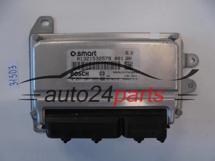 KOMPUTER STEROWNIK SILNIKA SMART FORTWO BOSCH 0 261 201 383, 0261201383, A1321532579 001