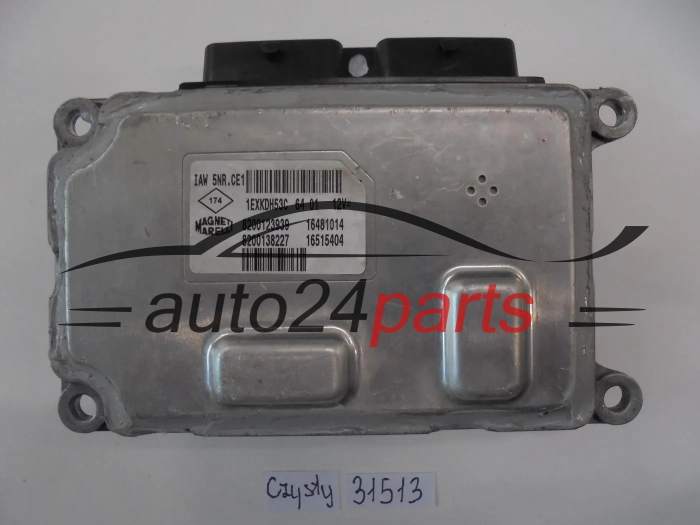 KOMPUTER STEROWNIK SILNIKA RENAULT TWINGO 1.2 MAGNETI MARELLI IAW 5NR.CE1, IAW5NRCE1, 8200123939, 16481014, 8200138227, 16515404