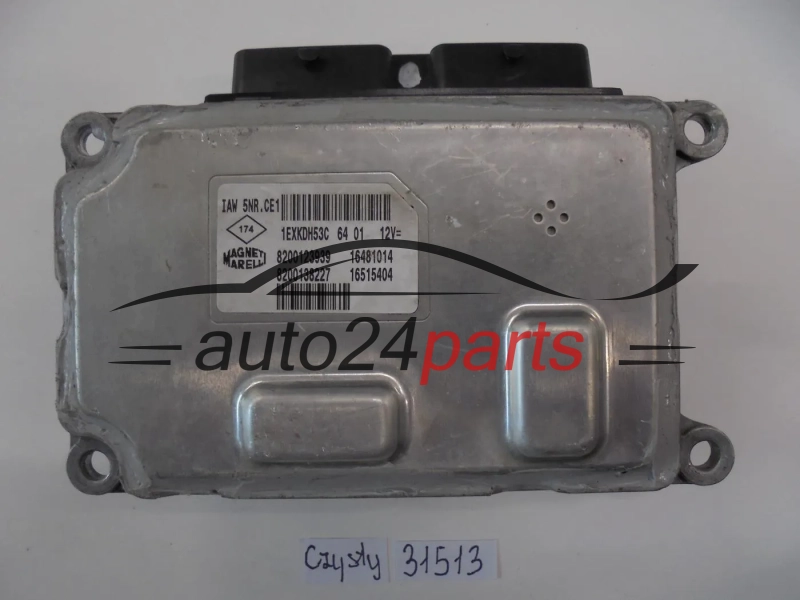 KOMPUTER STEROWNIK SILNIKA RENAULT TWINGO 1.2 MAGNETI MARELLI IAW 5NR.CE1, IAW5NRCE1, 8200123939, 16481014, 8200138227, 16515404
