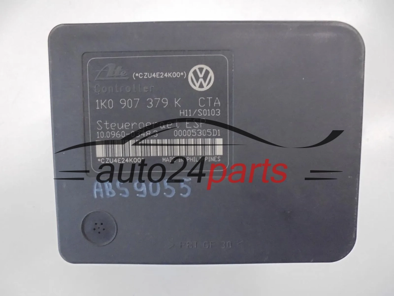 ABS POMPA I STEROWNIK AUDI SEAT SKODA VOLKSWAGEN 1K0 614 517 H, 1K0614517H, ATE 10.0206-0106.4, 10020601064, 1K0 907 379 K, 1K0907379K, 10.0960-0348.3, 10096003483
