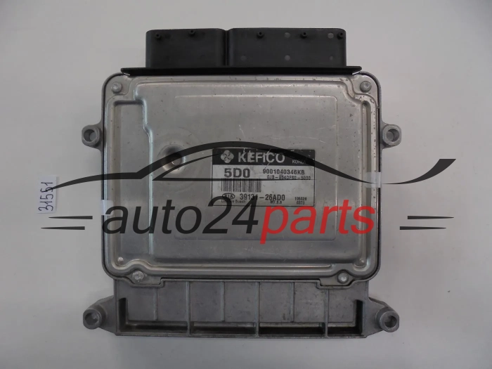 KOMPUTER STEROWNIK SILNIKA KIA RIO 39131-26AD0, 3913126AD0, 9001040346KB