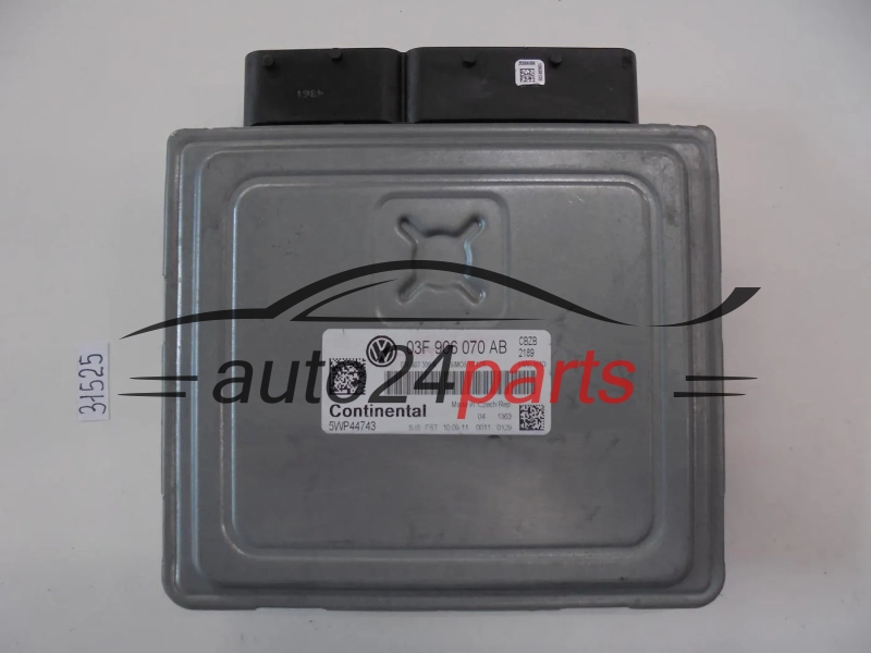 KOMPUTER STEROWNIK SILNIKA VW VOLKSWAGEN BEETLE 1.2 TSI 03F 906 070 AB, 03F906070AB, 5WP44743, SIMOS 10
