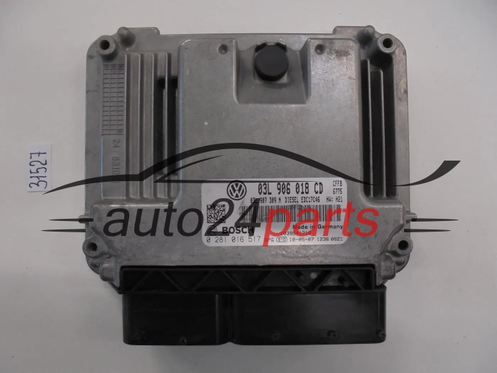 KOMPUTER STEROWNIK SILNIKA VW VOLKSWAGEN TIGUAN BOSCH 0 281 016 517, 0281016517, 03L 906 018 CD, 03L906018CD, EDC17C46