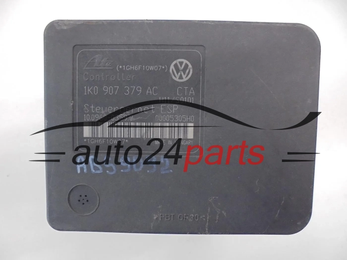 ABS POMPA I STEROWNIK AUDI VOLKSWAGEN SEAT 1K0 614 517 AE, 1K0614517AE, ATE 10.0206-0240.4, 10020602404, 1K0 907 379 AC, 1K0907379AC, ATE 10.0960-0359.3, 10096003593