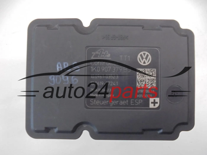Bomba ABS y centralita VOLKSWAGEN AUDI GOLF 1K0 614 517 DE, 1K0614517DE, ATE 10.0212-0681.4, 10021206814, 1K0 907 379 BJ, 1K0907379BJ, ATE 10.0961-0352.3, 10096103523, 10.0619-3724.1, 10061937241, 28.5610-5441.3, 28561054413