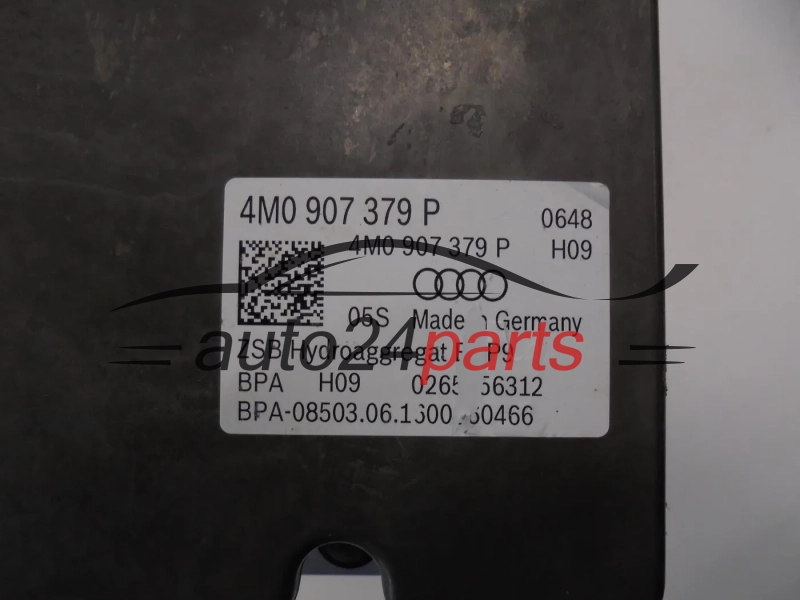 POMPA ABS I STEROWNIK AUDI 0265244025 4M0614517T 4M0907379P 0265956312 -