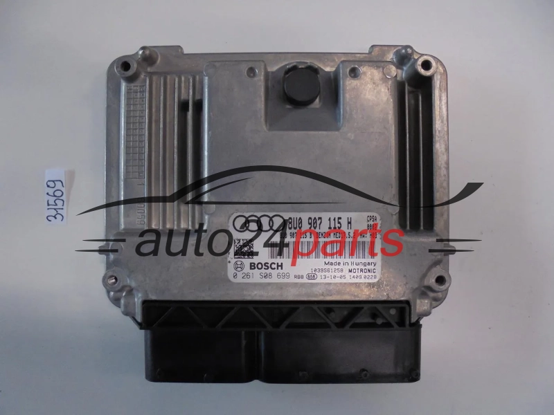KOMPUTER STEROWNIK SILNIKA AUDI Q3 2.0 TFSI 0261S08699 8U0907115H, MED17.5.2
