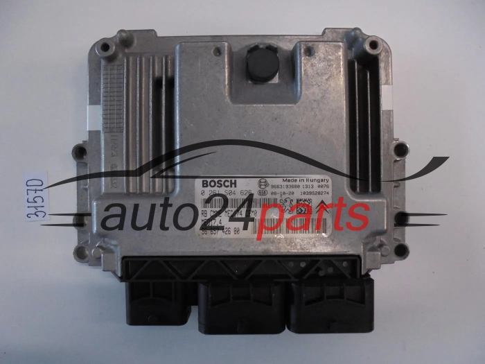 KOMPUTER STEROWNIK SILNIKA CITROEN 0 261 S04 626 0261S04626 9665742680 MED17.4