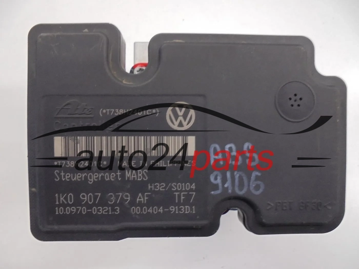 ABS POMPA I STEROWNIK VW VOLKSWAGEN TOURAN BE JT7, 1K0 614 117 AD, 1K0614117AD, ATE 10.0207-0138.4,10020701384, 1K0 907 379 AF, 1K0907379AF, 10.0970-0321.3, 10097003213-