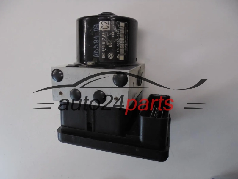Pompe ABS et calculateur VOLKSWAGEN AUDI SEAT SKODA ATE 1K0 614 517 AF, 1K0614517AF, 10.0206-0241.4, 10020602414, 1K0 907 379 AC, 1K0907379AC, 10.0960-0359.3, 10096003593