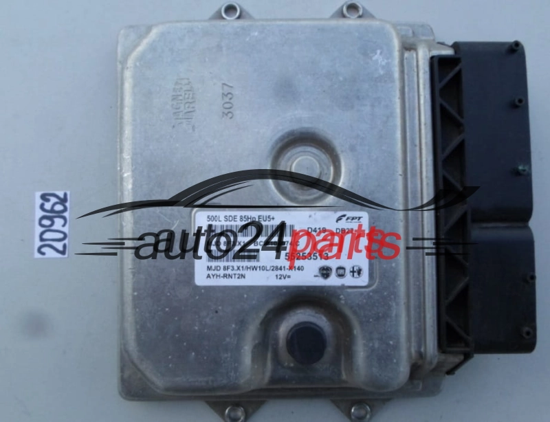 Sterownik Silnika FIAT  500 1.3 Multijet 55253513 MJD8F3X1