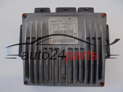 KOMPUTER STEROWNIK SILNIKA CITROEN C3 1.4 HDI Delphi R0411C023B, PSA 96 543 055 80, 9654305580