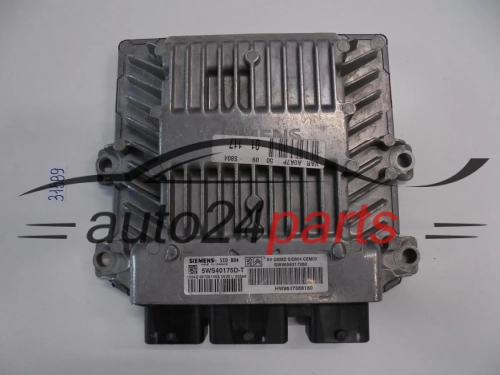 KOMPUTER STEROWNIK SILNIKA PEUGEOT 1007 1.4 HDI SIEMENS SID 804 5WS40175D-T SW9659317280 SW 9659317280 HW9647568180 HW 9647468180