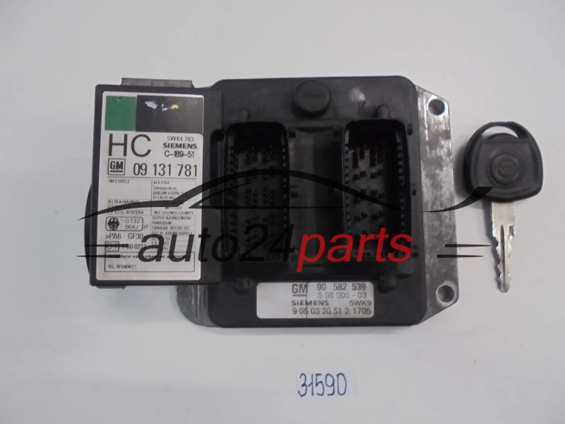 KOMPUTER STEROWNIK SILNIKA OPEL ASTRA ZAFIRA 1.8 X18XE1 5WK91705 90582539