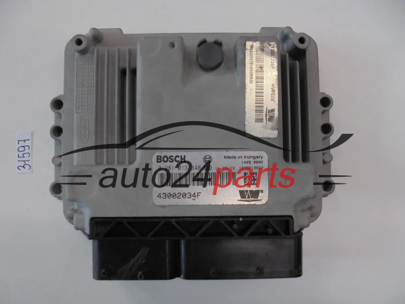 KOMPUTER STEROWNIK SILNIKA LDV MAXUS VAN 2.5 CRD BOSCH 0 281 013 348, 0281013348, 43002034F
