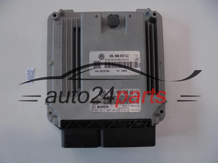 KOMPUTER STEROWNIK SILNIKA VOLKSWAGEN 0281017903 03L907309AC EDC17C54