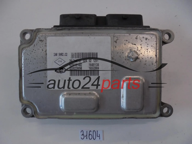 KOMPUTER STEROWNIK SILNIKA RENAULT CLIO Magneti Marelli IAW 5NR2.C2, IAW5NR2C2, 8200181482, 16481134, 8200229098, 16553904