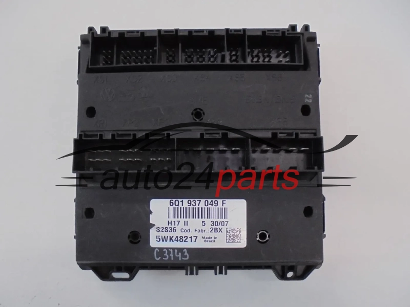 CENTRALKA MODUL STEROWNIK KOMFORTU SEAT IBIZA SKODA FABIA VW POLO 6Q1937049F 5WK48217