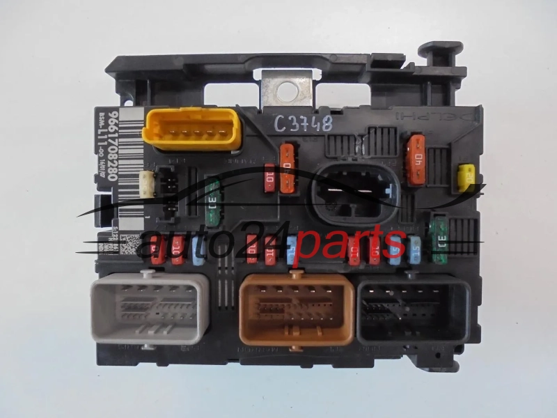 CENTRALKA MODUL STEROWNIK KOMFORTU PEUGEOT 207 307 BSM 9661708280