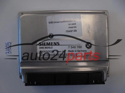 KOMPUTER STEROWNIK SILNIKA BMW 7548769 5WK93022