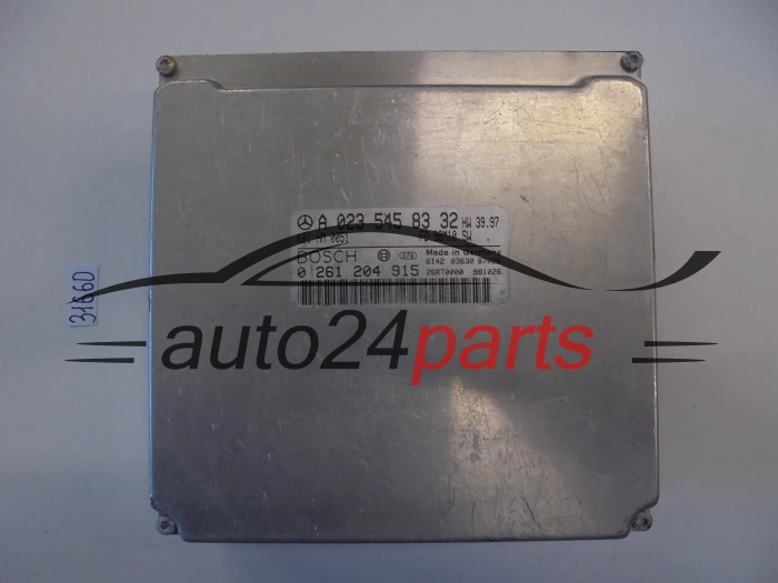 KOMPUTER STEROWNIK SILNIKA MERCEDES CLK W208 BOSCH 0 261 204 915, 0261204915, A 023 545 83 32, A0235458332
