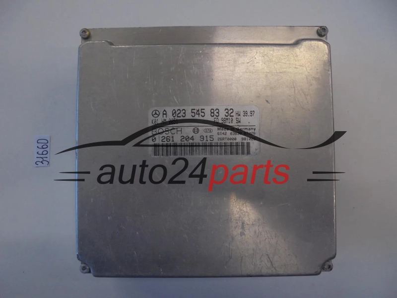 KOMPUTER STEROWNIK SILNIKA MERCEDES CLK W208 BOSCH 0 261 204 915, 0261204915, A 023 545 83 32, A0235458332