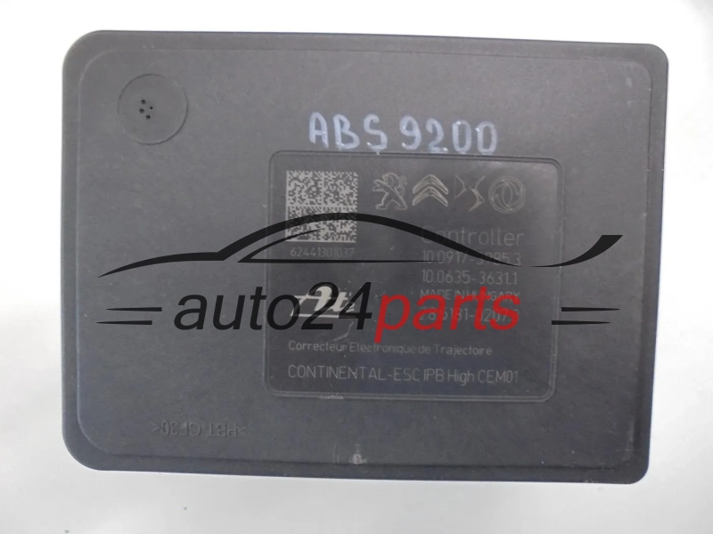 POMPA ABS I STEROWNIK CITROEN PEUGEOT OPEL FIAT 9860815480 10.0917-3985.3 10091739853 -