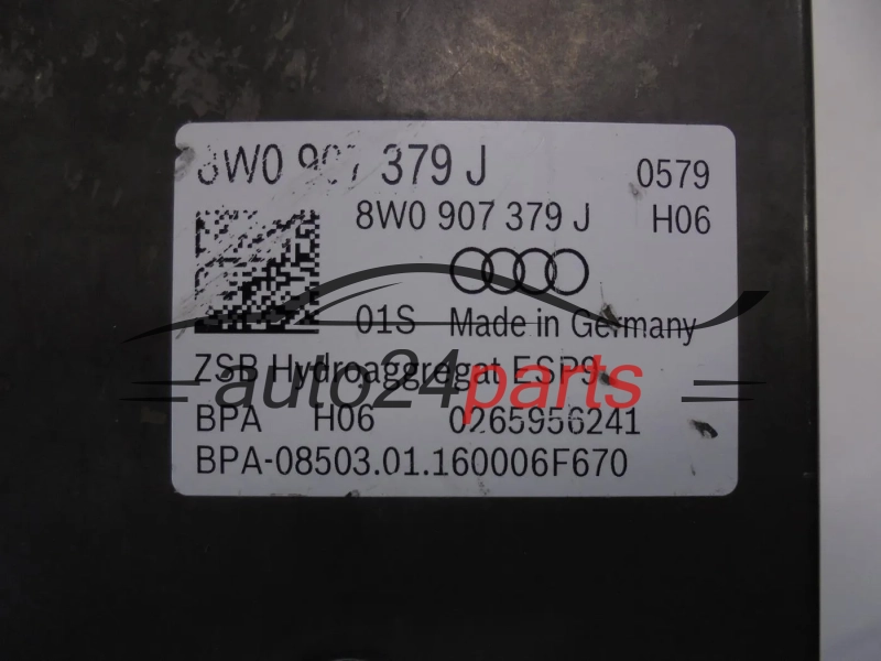 Pompa ABS i sterownik AUDI 0265255815 8W0907379J 0265956241
