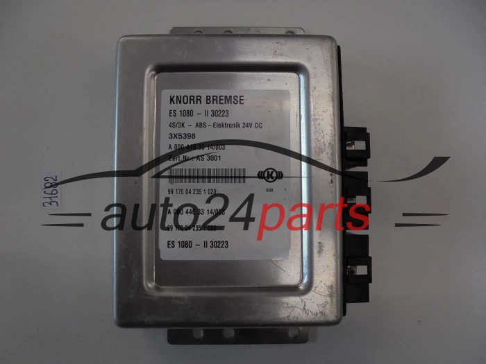 ABS STEROWNIK MERCEDES ATEGO 3X5398, AS 3001, ES 1080 - II 30223 KNORR BREMSE A0004463314, 0004463314, A 000 446 33 14/005