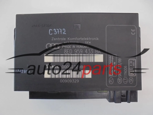 CENTRALKA MODUL AUDI 8E0 959 433 BA, 8E0959433BA