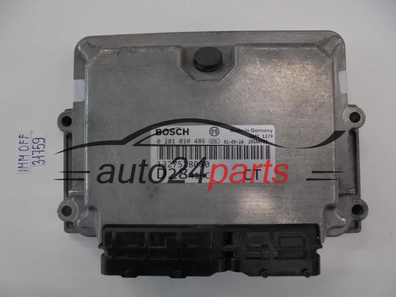 KOMPUTER STEROWNIK SILNIKA FIAT DUCATO PEUGEOT BOXER 2.8 JTD BOSCH 0 281 010 486, 0281010486, 1327518080 D2841HC CT