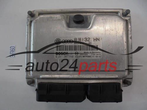 KOMPUTER STEROWNIK SILNIKA AUDI A3 SEAT SKODA VW GOLF 06A906032HN, 06A 906 032 HN, BOSCH 0261207440, 0 261 207 440 BENZIN ME7.5