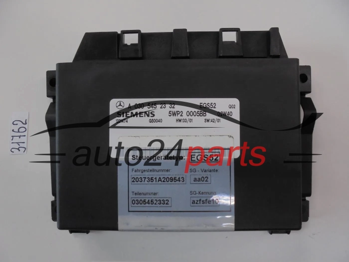 STEROWNIK SKRZYNI AUTOMATYCZNEJ MERCEDES W210 SIEMENS 5WP2 0005BB, 5WP20005BB, A 030 545 23 32, A0305452332