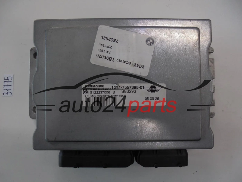 KOMPUTER STEROWNIK SILNIKA MINI COOPER SIEMENS VDO S122237006 B, S122237006B, 1214-7557395-01, 1214755739501