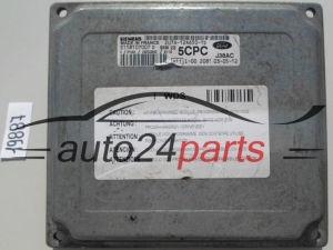 KOMPUTER STEROWNIK SILNIKA FORD FIESTA FUSION 1.6 SIEMENS S118107007 D, S118107007D, 2U7A-12A650-TD, 2U7A12A650TD, SIM22