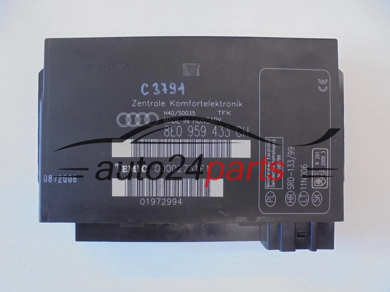 Centralka modul komfortu AUDI A4 TEMIC 00002731E2 8E0959433CH