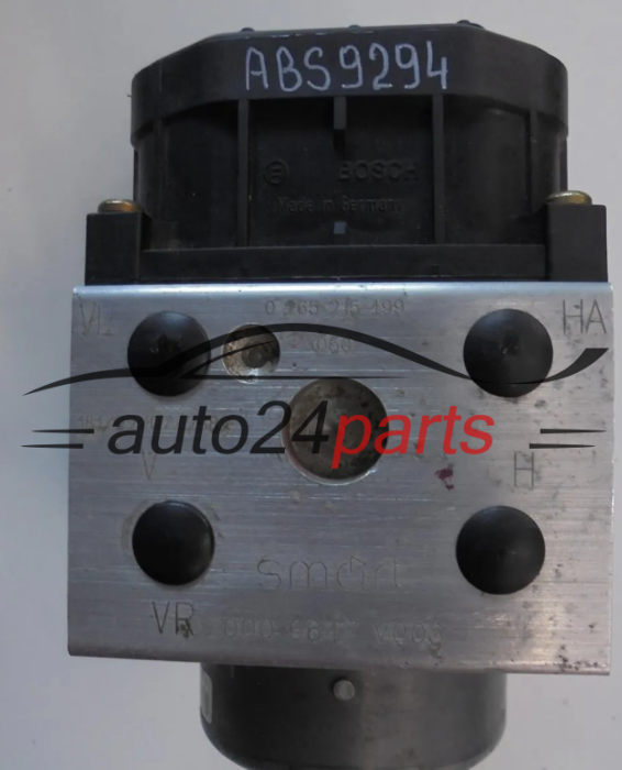 Pompa ABS i sterownik SMART FORTWO 0265215499 0006647V003 0273004530